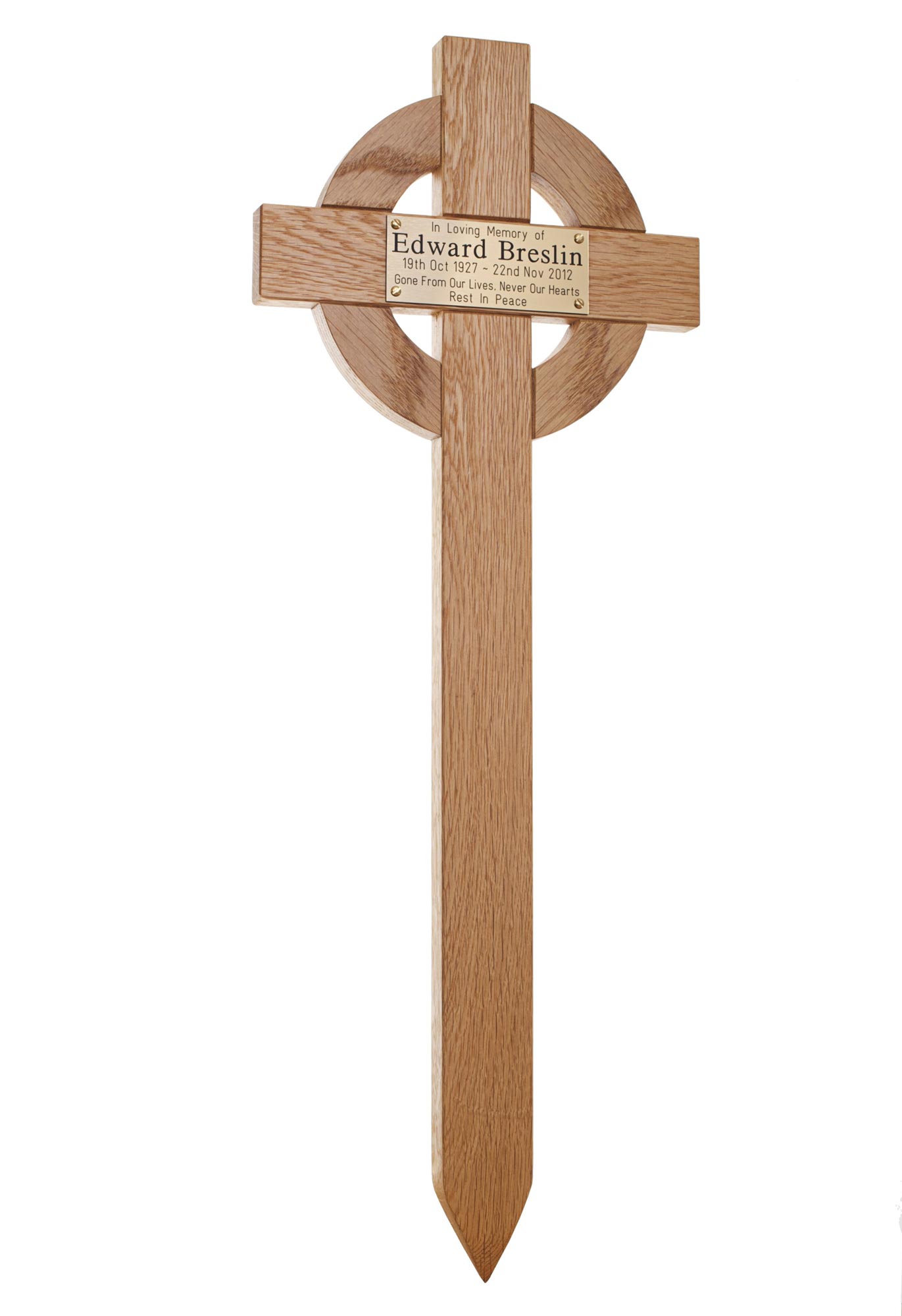 26 inch celtic cross oak