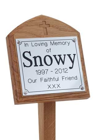 Engraved Pet Ground Stake