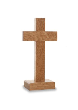 8 inch altar cross oak