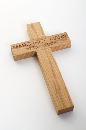 oak altar crosses